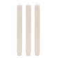 Fluted Taper Candles - Set of 3