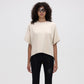 CROPPED TEE - FOG