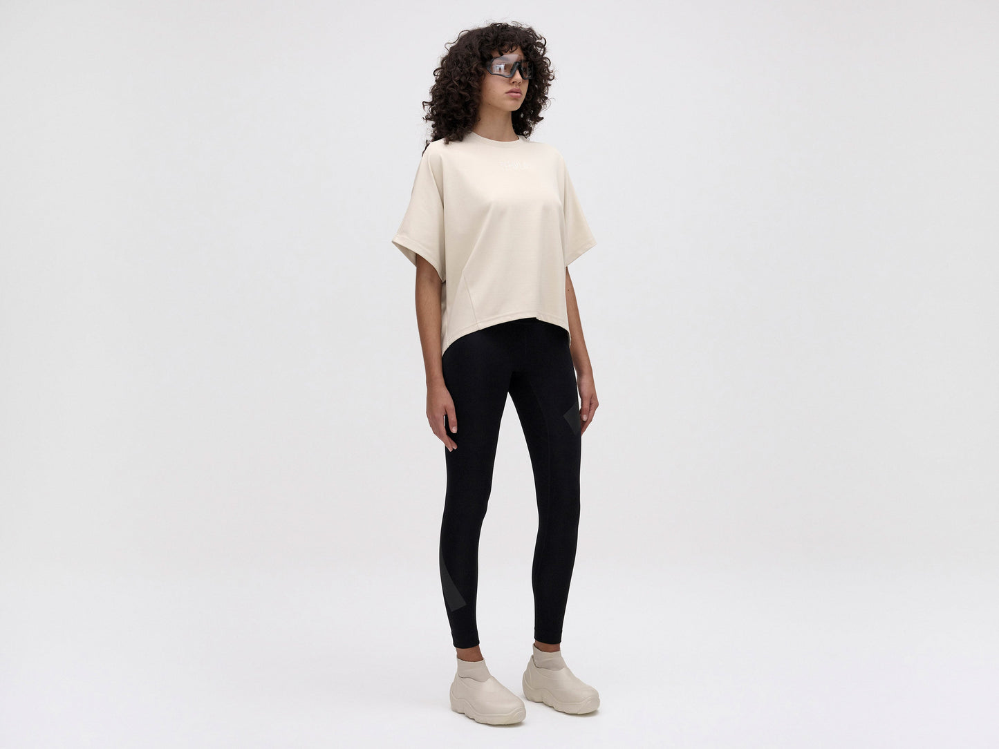 CROPPED TEE - FOG