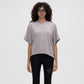 CROPPED TEE - SLATE