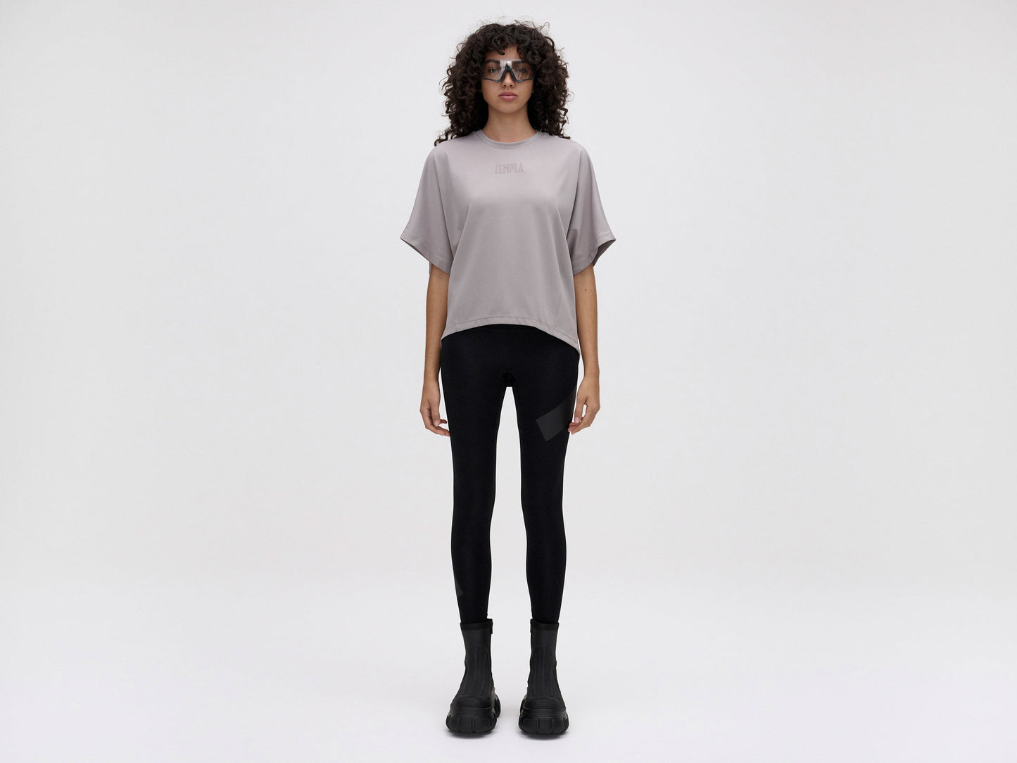 CROPPED TEE - SLATE