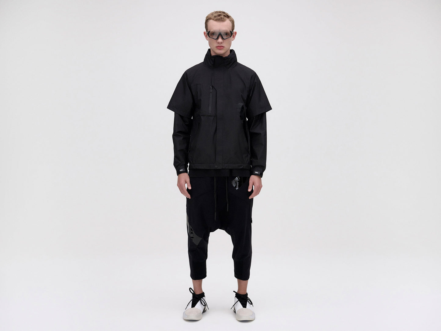 Spring Layered Jacket - Black