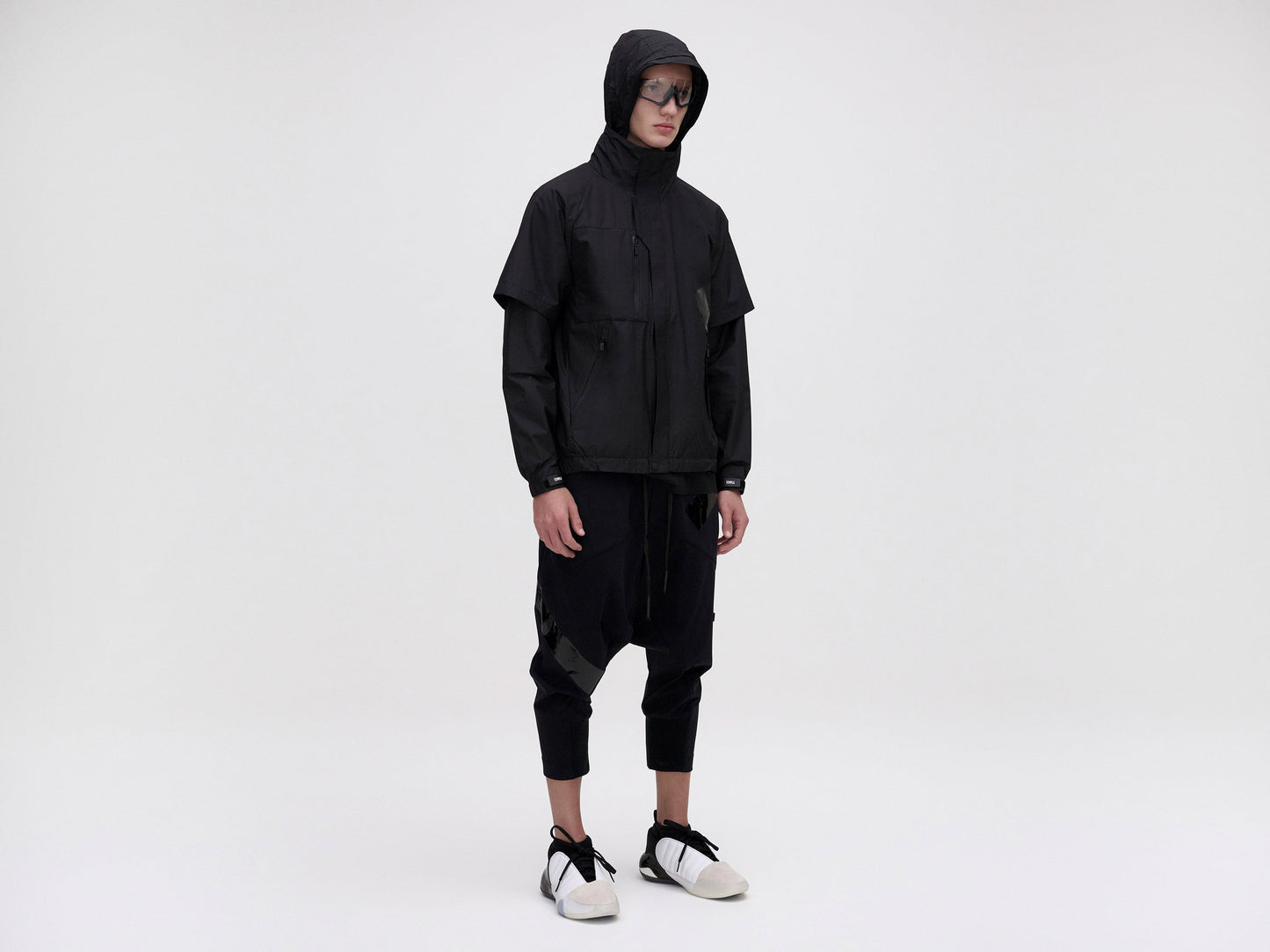 Spring Layered Jacket - Black