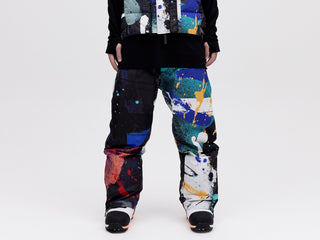 Wadded Ski Pant - Dark Splatter