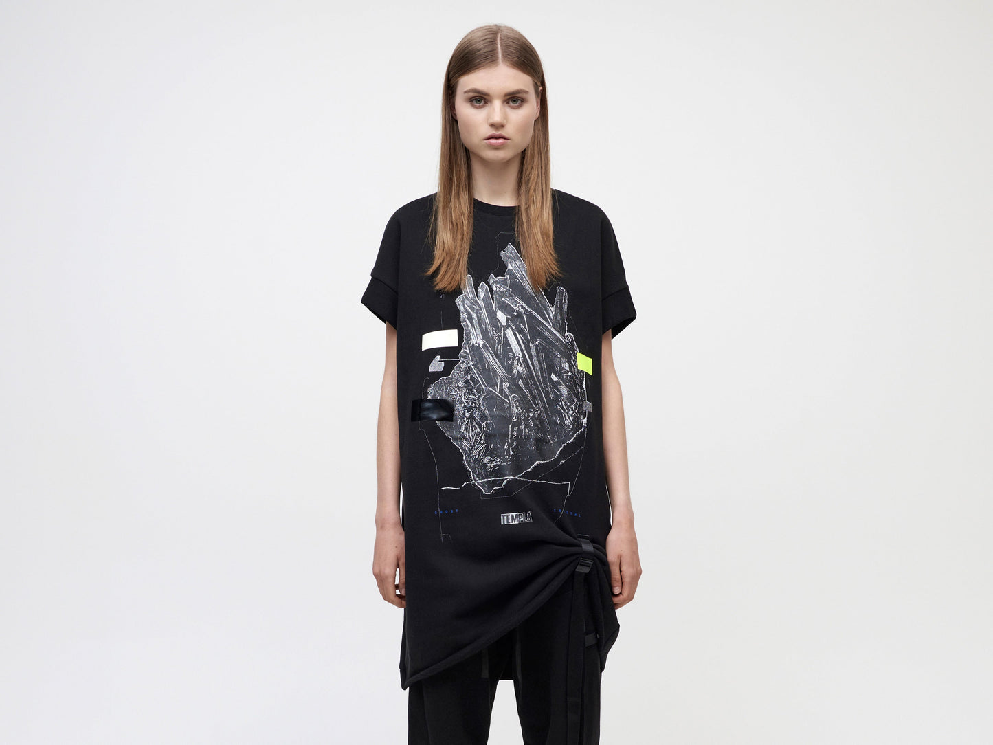Palla Tee Ghost Crystal - Black