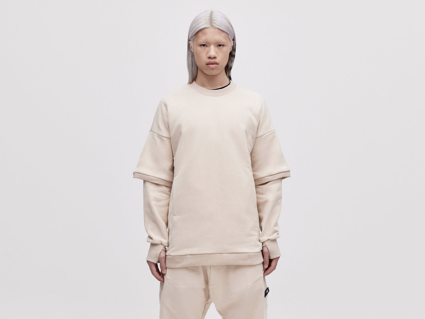 Layered Sweater - Fog