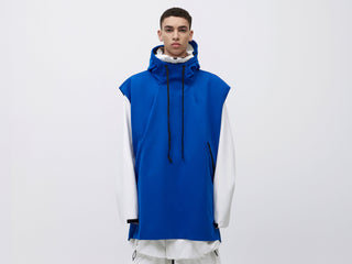 Pipe Hoodie Tank - Blue