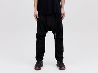 Dropped Crossover Pant - Black