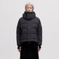 On/Off Hood O.S Down Jacket - Reflective Black