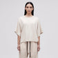 Cropped Tee - Fog