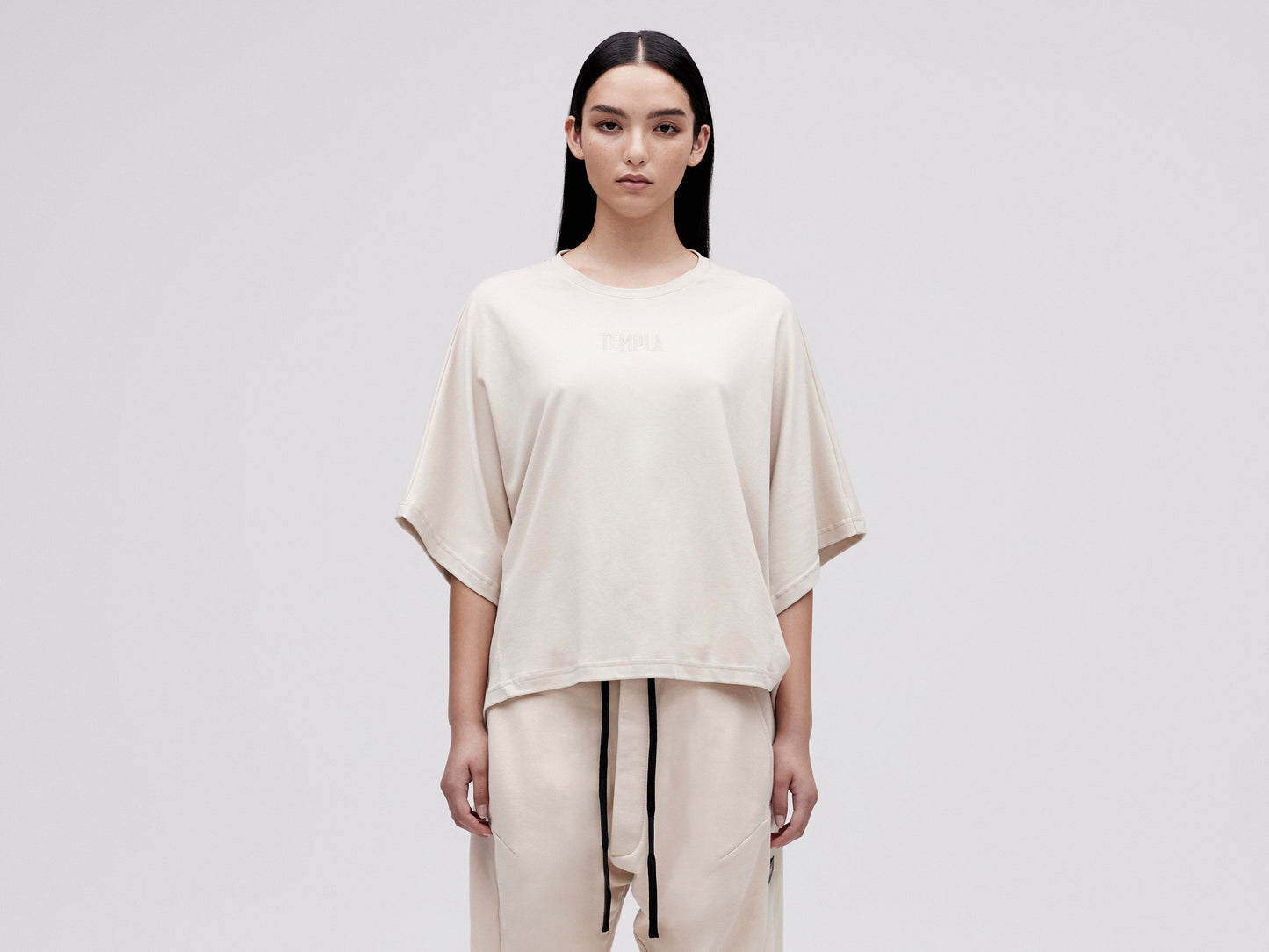Cropped Tee - Fog
