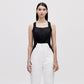 Wadded Salopette - White