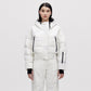 Cropped Down Jacket - Light Pixel
