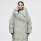 Wrap Down Coat - Reflective Jade