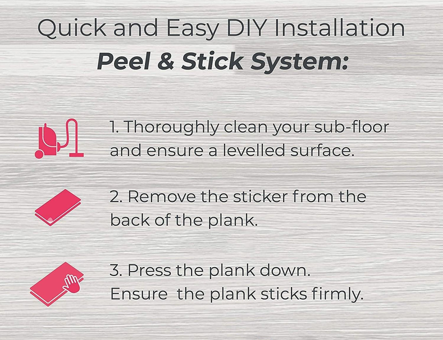 Piso de vinil, 12 por 12 polegadas, caixa com 20 