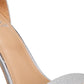 Material Girl Blaire Sandálias de duas peças femininas cinza tamanho 10,5M