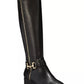 Botas de montaria Thalia Sodi Vigi, sapatos femininos, pretos, tamanho 7,5 M