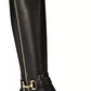 Botas de montaria Thalia Sodi Vigi, sapatos femininos, pretos, tamanho 7,5 M