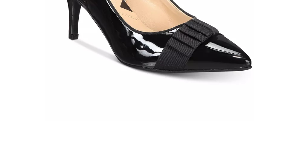 Adrienne Vittadini Shandy Slingback Feminino Preto Tamanho 8,5M
