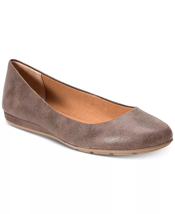 American Rag Ellie Flats Sapatos Femininos Bege Tamanho 5,5 M