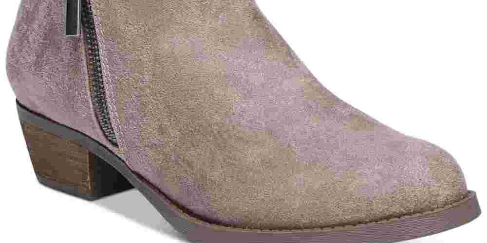 Botas femininas Carlos By Carlos Santana Brie, bege escuro, tamanho 9 M