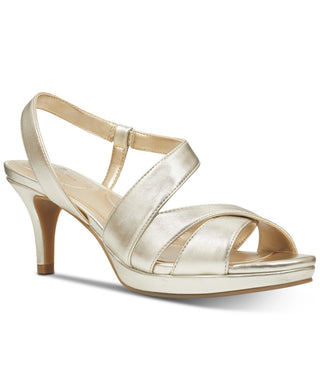 Bandolino Women's Kenosha Slingback Pumps Gold Size 10 M