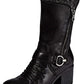 Botas Baretraps Wylla Mid-Shaft Femininas, Pretas, Tamanho 10 M
