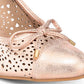 Rialto Cameka Dress Toe Cap Wedges Laranja Tamanho 10 M