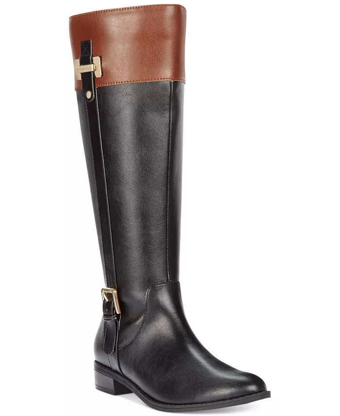 Karen Scott Deliee Botas de cano alto femininas, marrom, tamanho 6 M