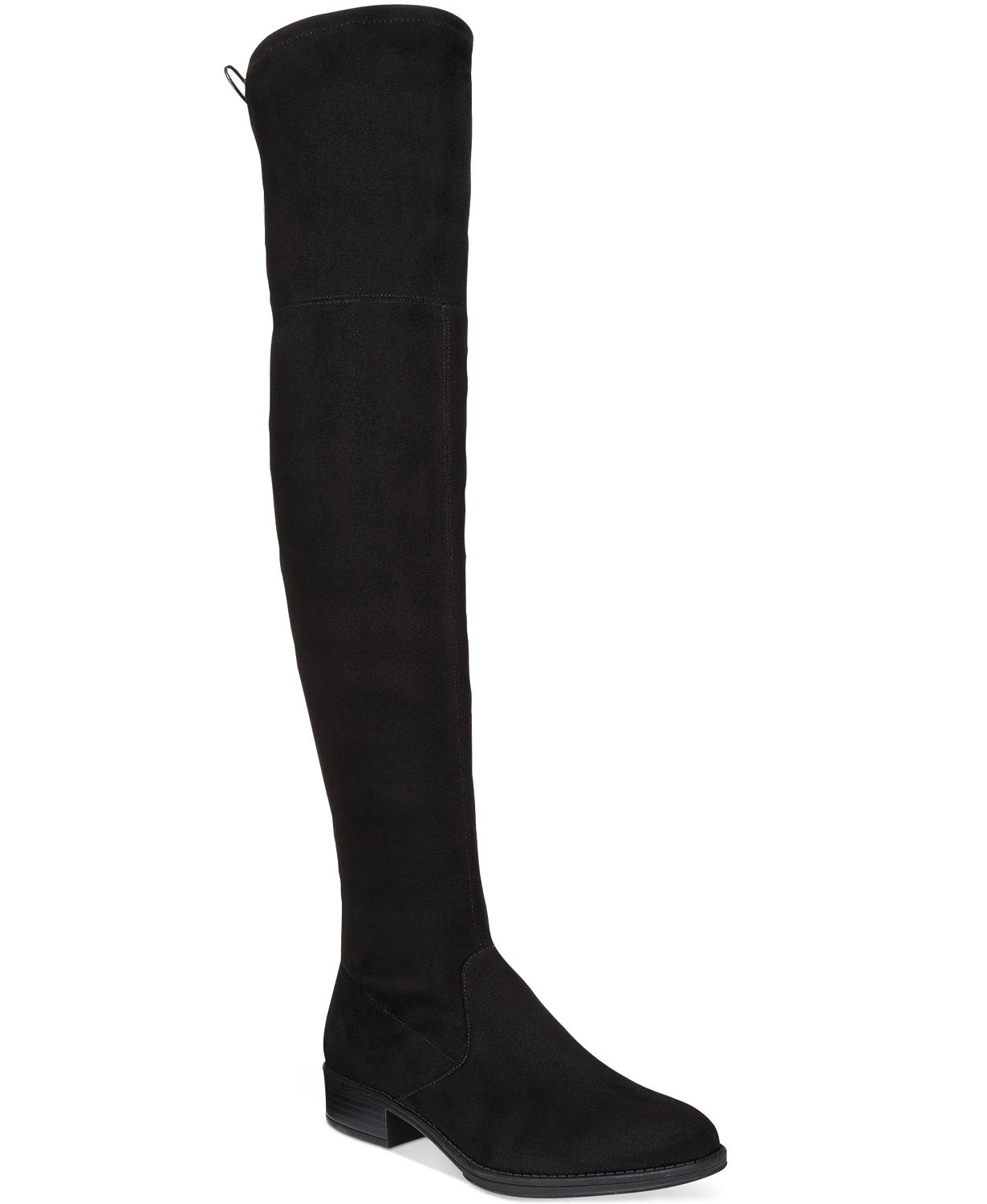 Botas femininas Peyton Stretch Over The Knee Circus By Sam Edelman, pretas, tamanho 7,5 M
