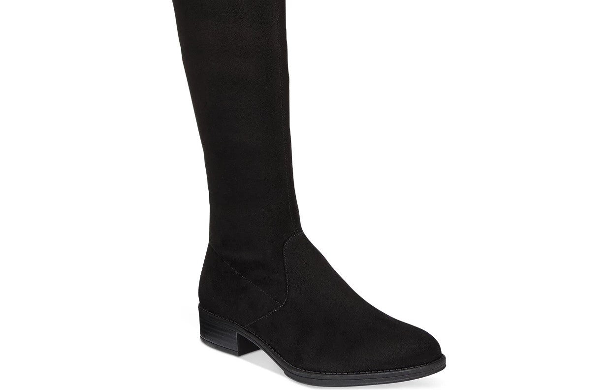 Botas femininas Peyton Stretch Over The Knee Circus By Sam Edelman, pretas, tamanho 7,5 M