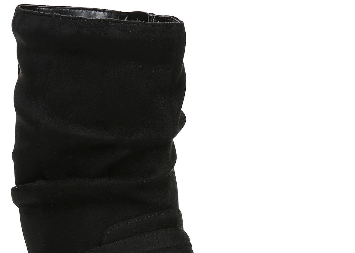 Botas Dr. Scholl's Ripple Mid Calf Femininas Pretas Tamanho 7,5M