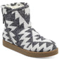 Botas femininas Indigo Rd Ashley Fabric com bico fechado e cano médio para clima frio, azul, tamanho 7,5 M