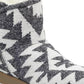 Botas femininas Indigo Rd Ashley Fabric com bico fechado e cano médio para clima frio, azul, tamanho 7,5 M