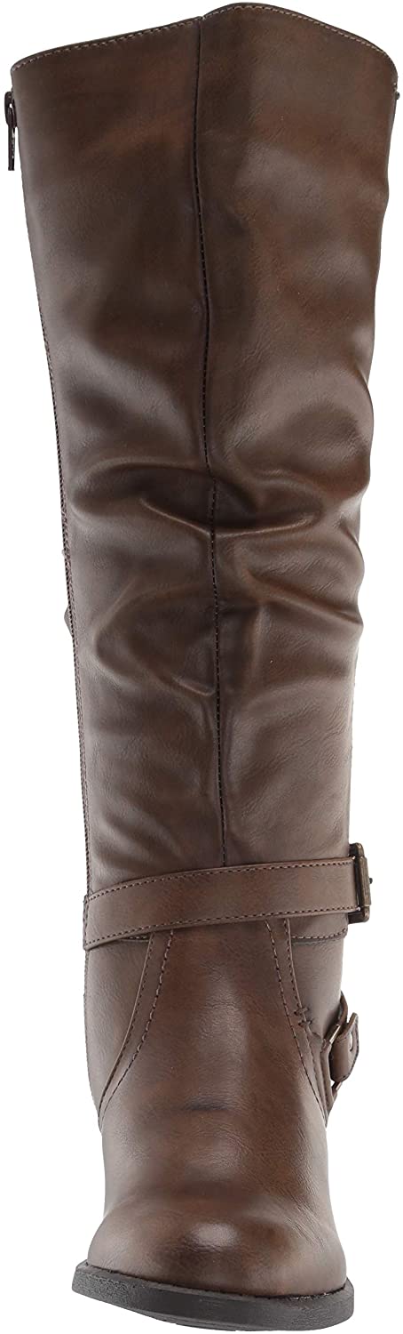 Botas de montaria femininas Liona da White Mountain, marrom, tamanho 7M