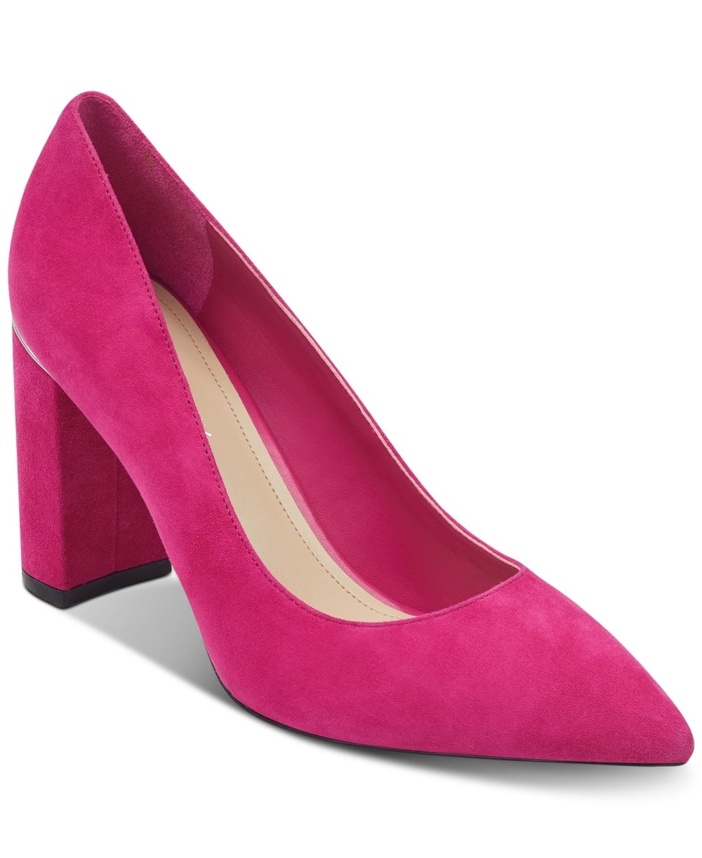 Marc Fisher Viviene Leather Classic Scarpin Feminino Rosa Tamanho 6 M