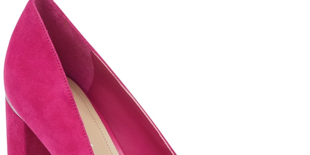 Marc Fisher Viviene Leather Classic Scarpin Feminino Rosa Tamanho 6 M