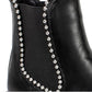 Seven Dials Botas femininas Shelley com tachas pretas tamanho 7 M