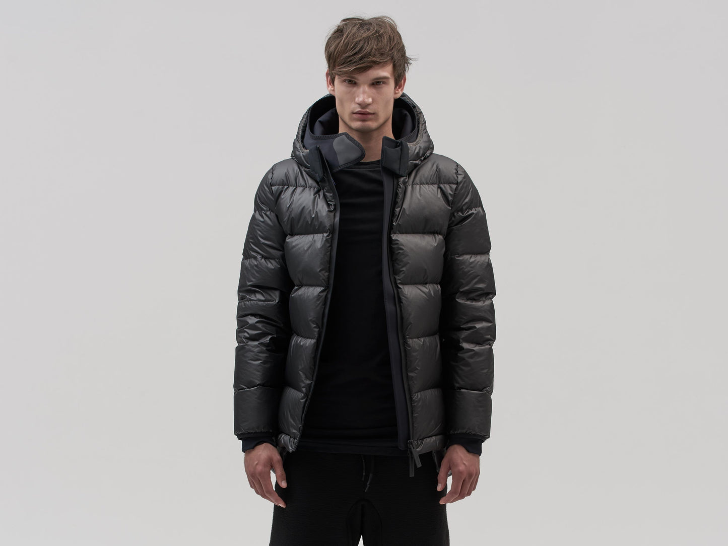 Membra Puffer Jacket - Black