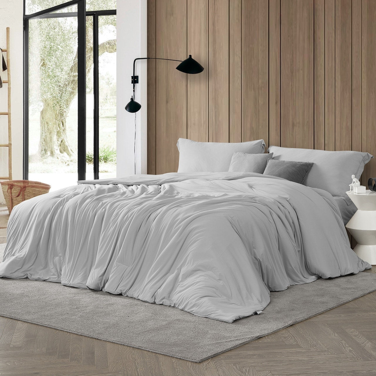 Too Cool Coma Inducer Oversized Comforter Set  Arctic Gray