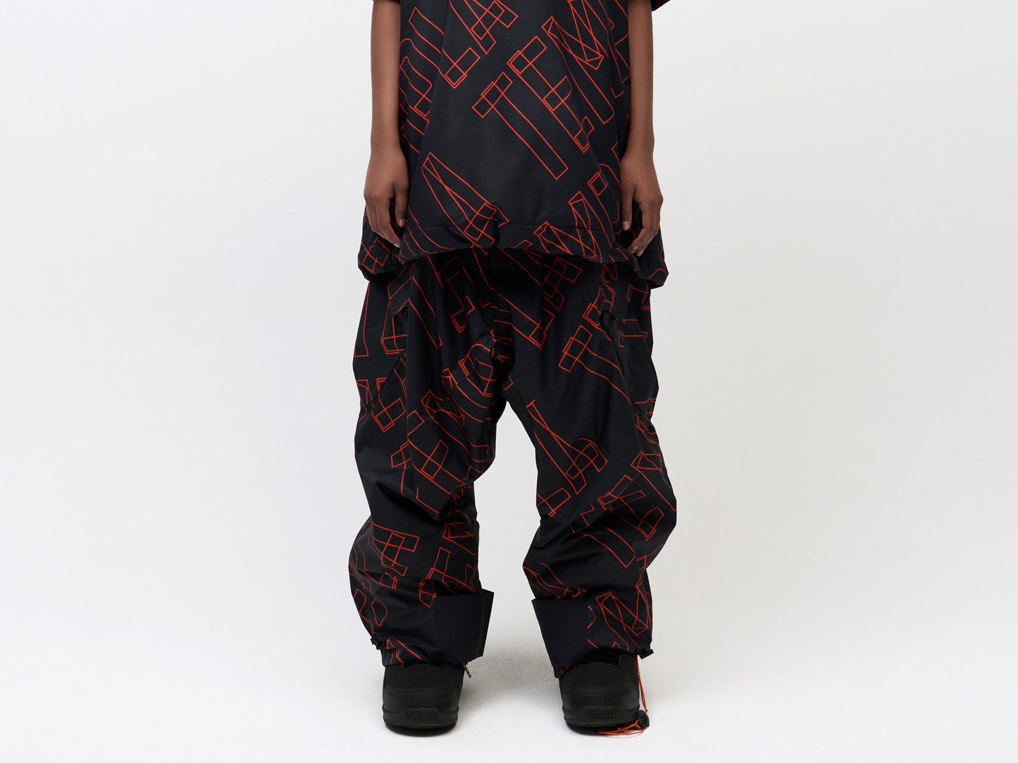 Pipe Cargo Pant - Black
