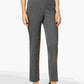 Calça feminina Alfred Dunner Classics Allure Slim Leg, cinza, tamanho 12S