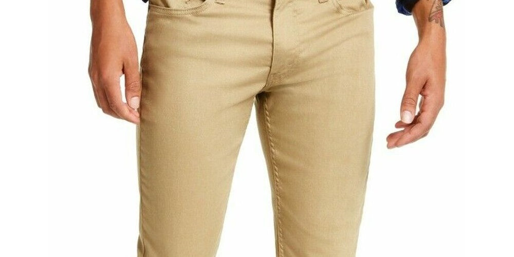 Calça jeans Levis 511 Slim Fit Flanela Stretch Masculina Marrom Tamanho 34X34