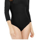 Body manga longa Self Esteem Juniors Preto Tamanho Grande