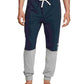 Calça de moletom Tommy Hilfiger Color Block Masculina Azul Marinho Tamanho Grande