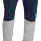 Calça de moletom Tommy Hilfiger Color Block Masculina Azul Marinho Tamanho Grande