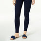 Leggings femininas básicas de cintura média Maison Jules, azul, tamanho pequeno
