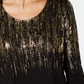 JM Collection Blusa Estampada Feminina Amarela Tamanho 0X