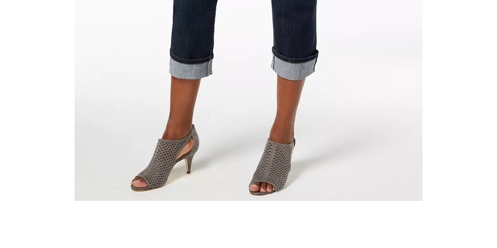 Calça jeans capri feminina Curvy Cuffed Style &amp; Co, azul, tamanho 6