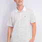 Camisa polo masculina Attack Life By Greg Norman com listras de ferro 5, branca, tamanho XXX grande